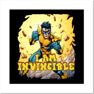 I AM INVINCIBLE Posters and Art